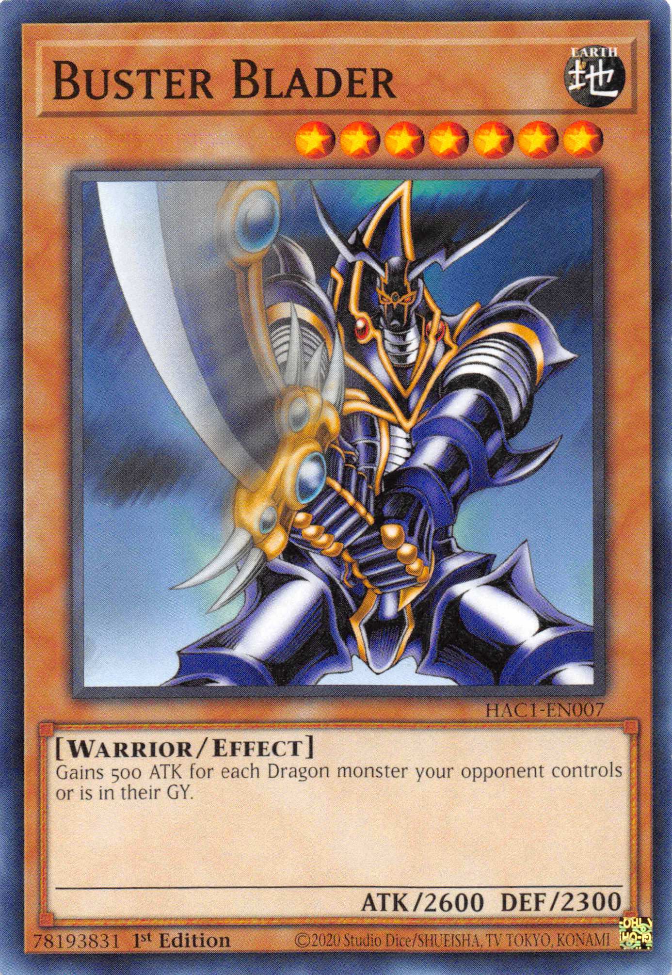 Buster Blader [HAC1-EN007] Common | A1Comics