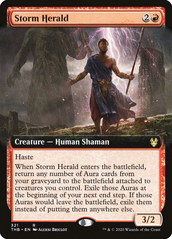 Storm Herald (Extended Art) [Theros Beyond Death] | A1Comics