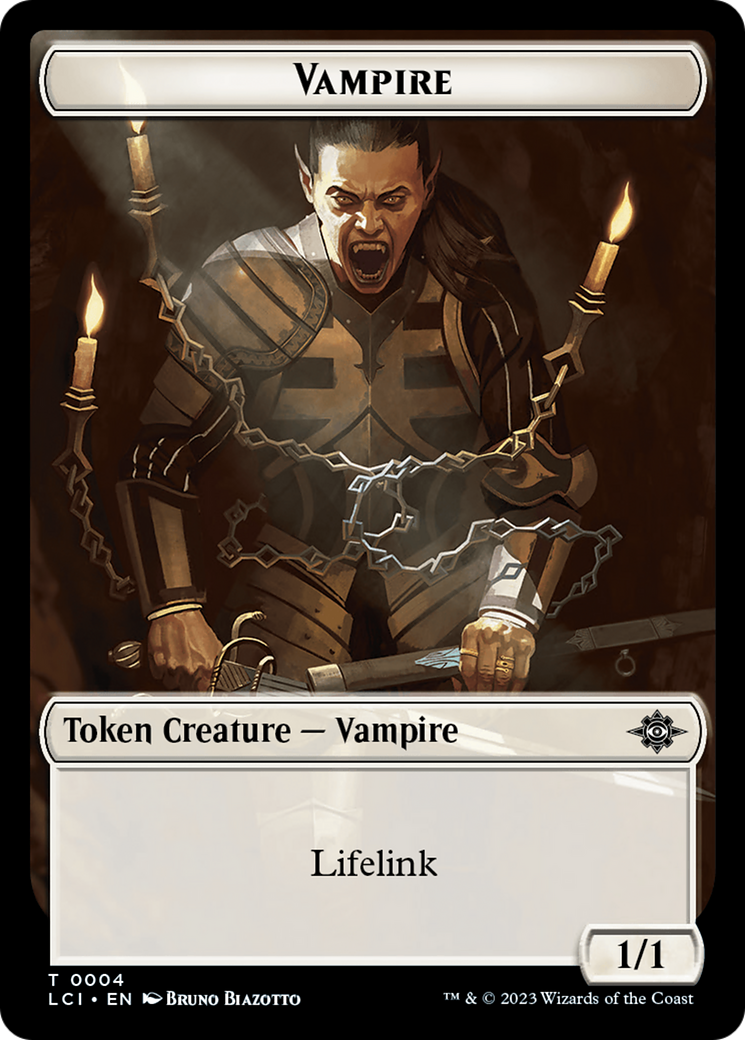 Vampire // Spirit Double-Sided Token [The Lost Caverns of Ixalan Tokens] | A1Comics