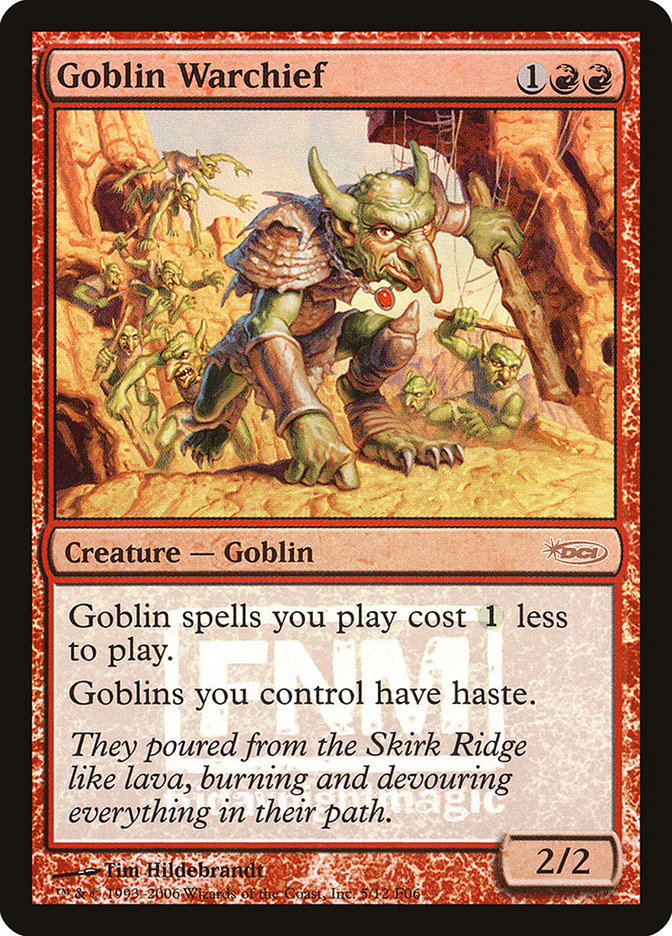 Goblin Warchief [Friday Night Magic 2006] | A1Comics