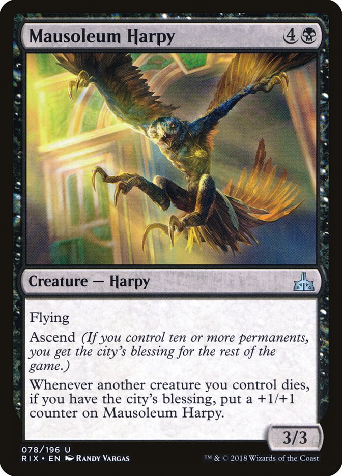 Mausoleum Harpy [Rivals of Ixalan] | A1Comics