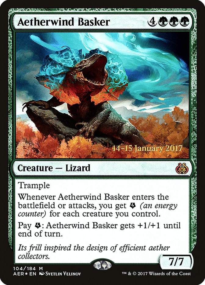 Aetherwind Basker [Aether Revolt Prerelease Promos] | A1Comics