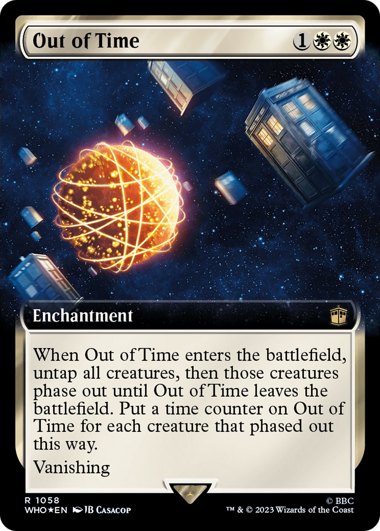 Out of Time (Extended Art) (Surge Foil) [Doctor Who] | A1Comics