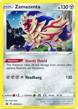 Zamazenta (SWSH034) [Sword & Shield: Black Star Promos] | A1Comics