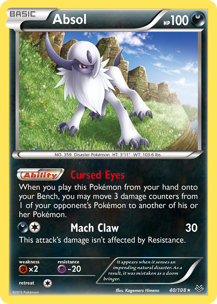 Absol (40/108) [XY: Roaring Skies] | A1Comics