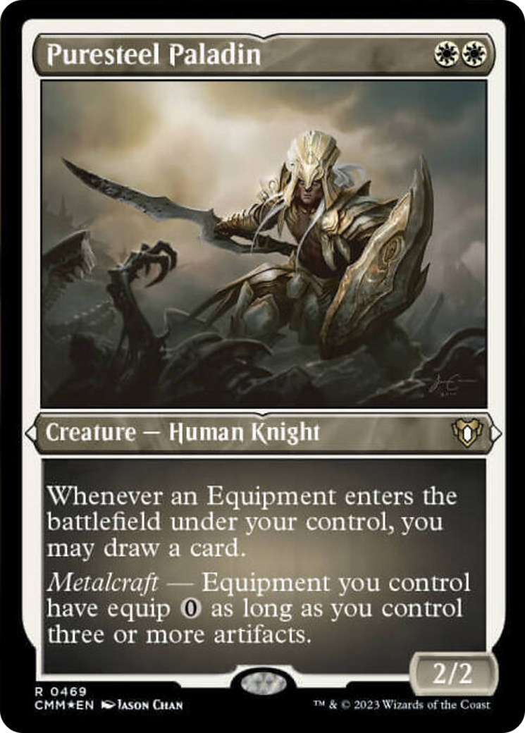 Puresteel Paladin (Foil Etched) [Commander Masters] | A1Comics