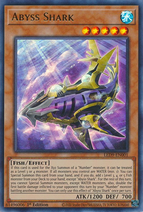 Abyss Shark [LED9-EN001] Ultra Rare | A1Comics