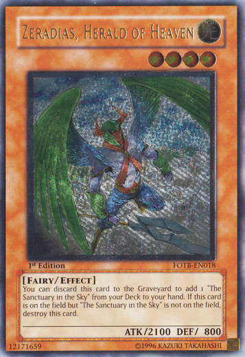 Zeradias, Herald of Heaven [FOTB-EN018] Ultimate Rare | A1Comics