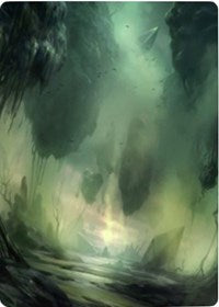 Swamp 1 Art Card [Zendikar Rising Art Series] | A1Comics