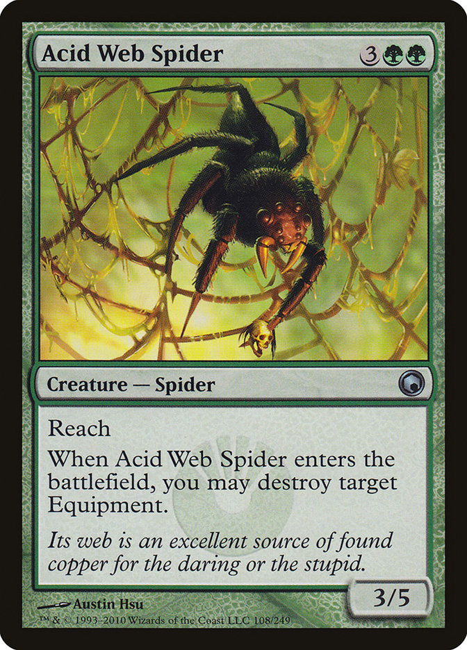 Acid Web Spider [Scars of Mirrodin] | A1Comics