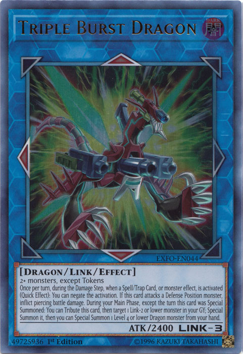 Triple Burst Dragon [EXFO-EN044] Ultra Rare | A1Comics