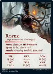 Roper Art Card [Dungeons & Dragons: Adventures in the Forgotten Realms Art Series] | A1Comics