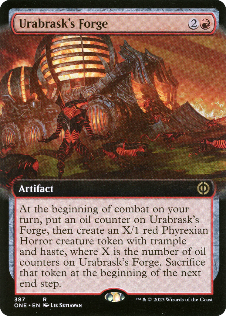 Urabrask's Forge (Extended Art) [Phyrexia: All Will Be One] | A1Comics