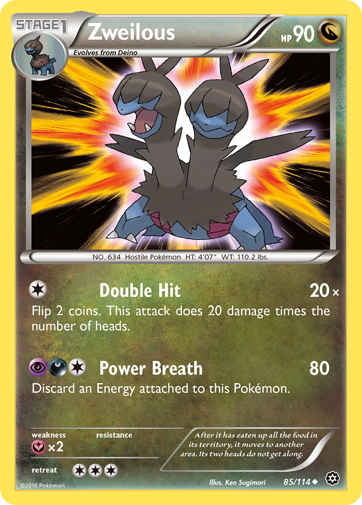 Zweilous (85/114) [XY: Steam Siege] | A1Comics