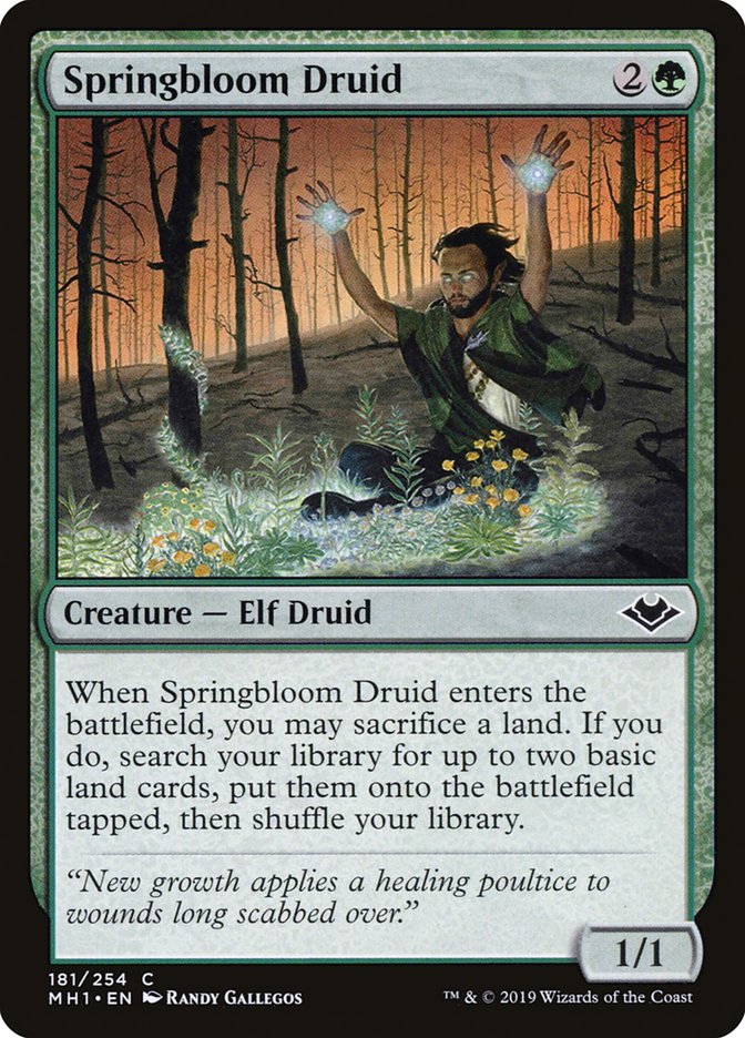 Springbloom Druid [Modern Horizons] | A1Comics