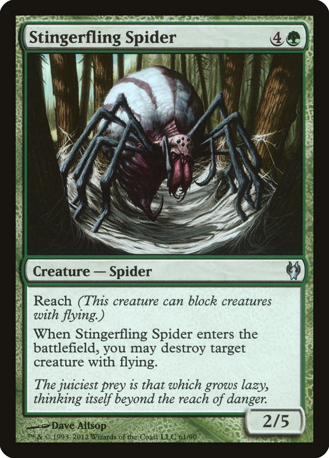 Stingerfling Spider [Duel Decks: Izzet vs. Golgari] | A1Comics