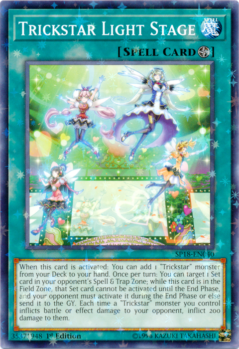 Trickstar Light Stage [SP18-EN040] Starfoil Rare | A1Comics