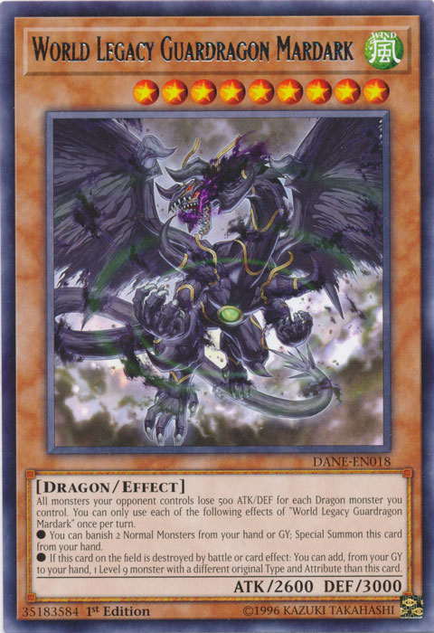 World Legacy Guardragon Mardark [DANE-EN018] Rare | A1Comics