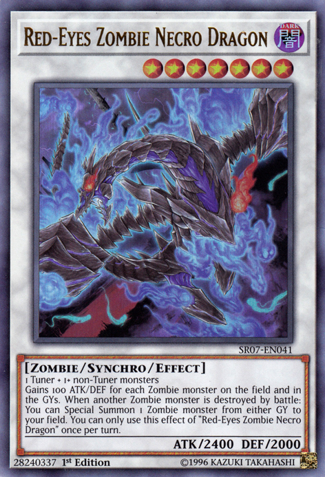 Red-Eyes Zombie Necro Dragon [SR07-EN041] Ultra Rare | A1Comics