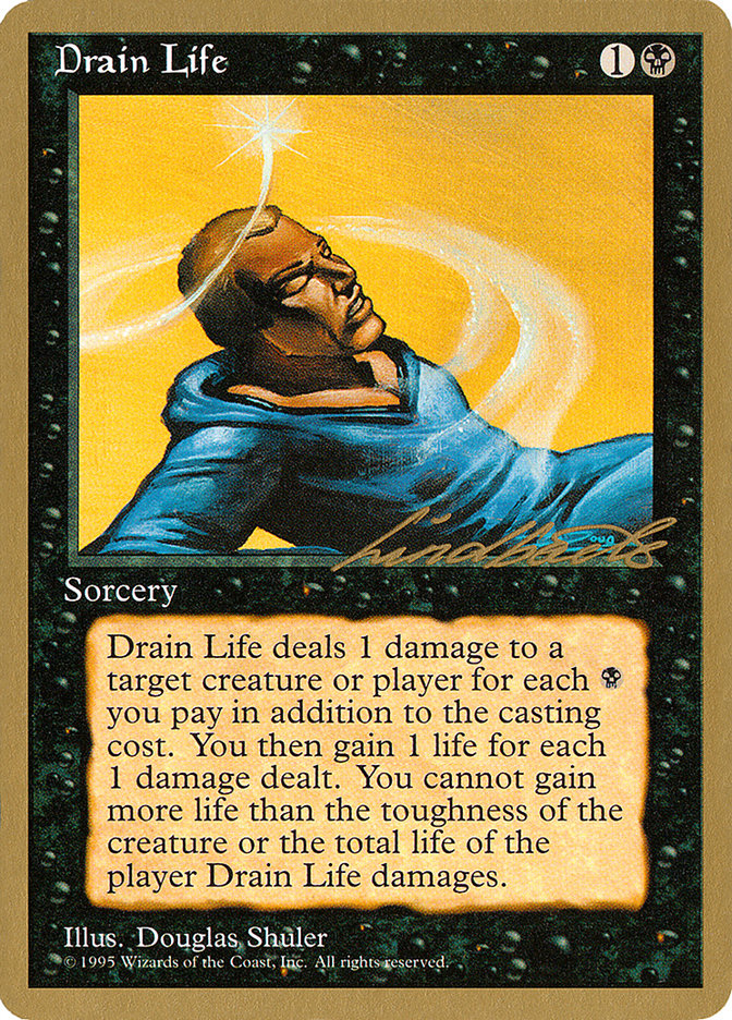 Drain Life (Leon Lindback) [Pro Tour Collector Set] | A1Comics