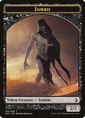 Sunscourge Champion // Zombie Double-Sided Token [Hour of Devastation Tokens] | A1Comics