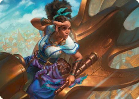 Talas Lookout Art Card [Dominaria United Art Series] | A1Comics