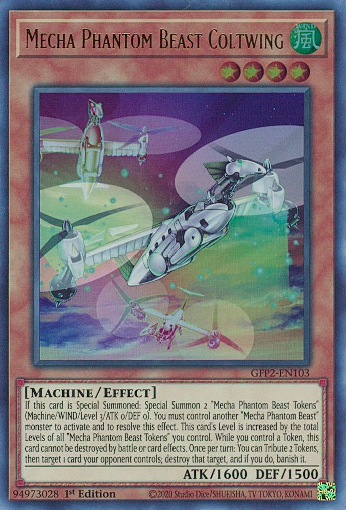 Mecha Phantom Beast Coltwing [GFP2-EN103] Ultra Rare | A1Comics