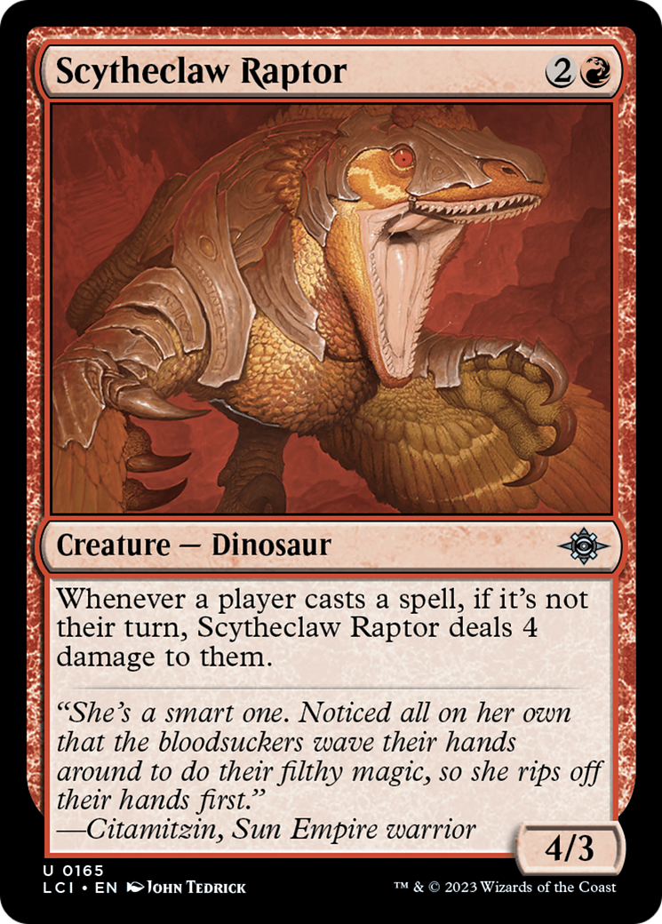 Scytheclaw Raptor [The Lost Caverns of Ixalan] | A1Comics