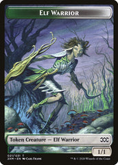 Myr (007) // Elf Warrior Double-Sided Token [Double Masters Tokens] | A1Comics