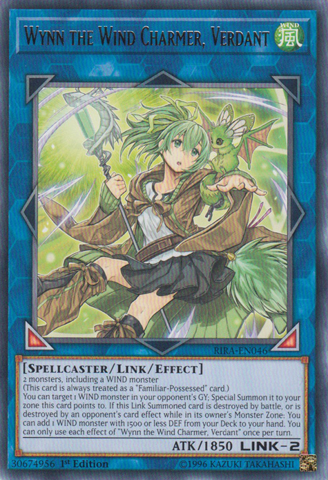 Wynn the Wind Charmer, Verdant [RIRA-EN046] Rare | A1Comics