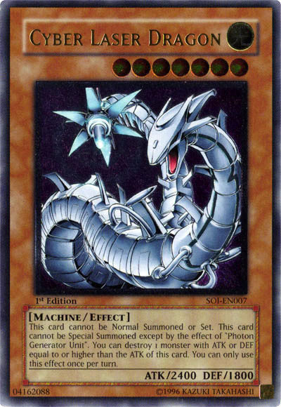 Cyber Laser Dragon (UTR) [SOI-EN007] Ultimate Rare | A1Comics