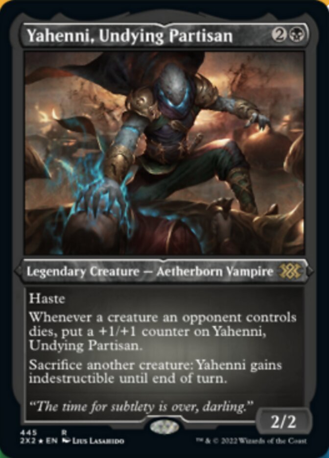 Yahenni, Undying Partisan (Foil Etched) [Double Masters 2022] | A1Comics