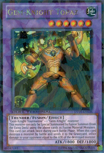 Gem-Knight Topaz [DT05-EN036] Ultra Rare | A1Comics