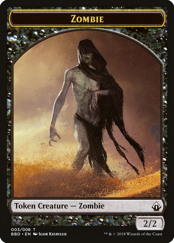 Zombie Token [Battlebond Tokens] | A1Comics