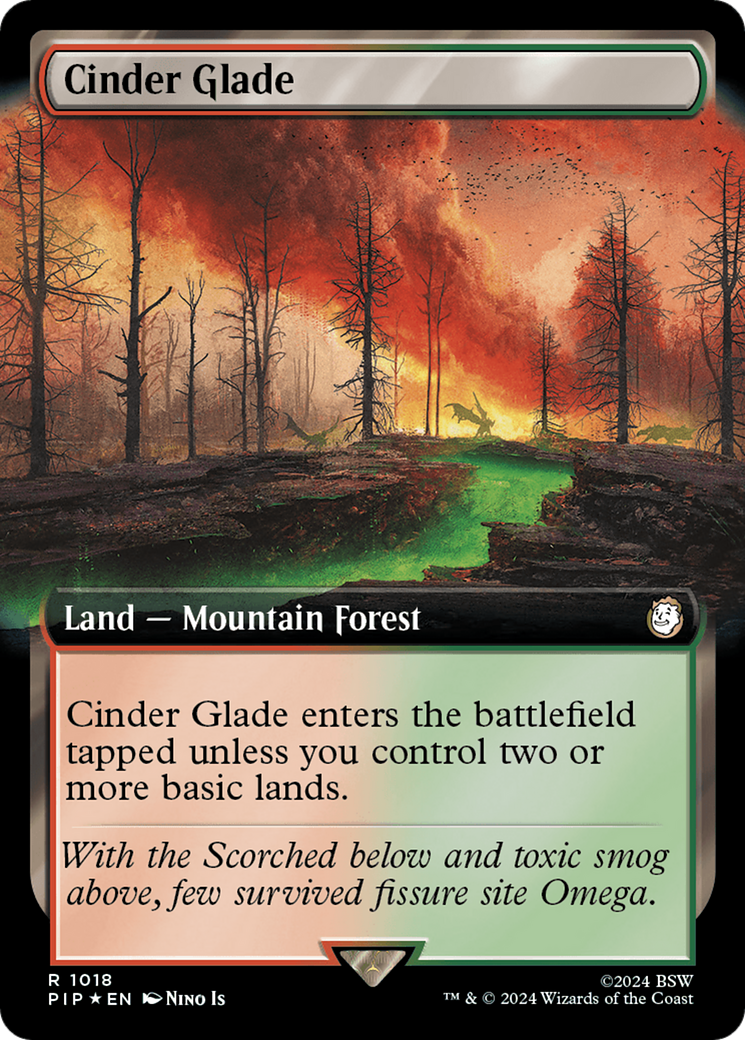 Cinder Glade (Extended Art) (Surge Foil) [Fallout] | A1Comics