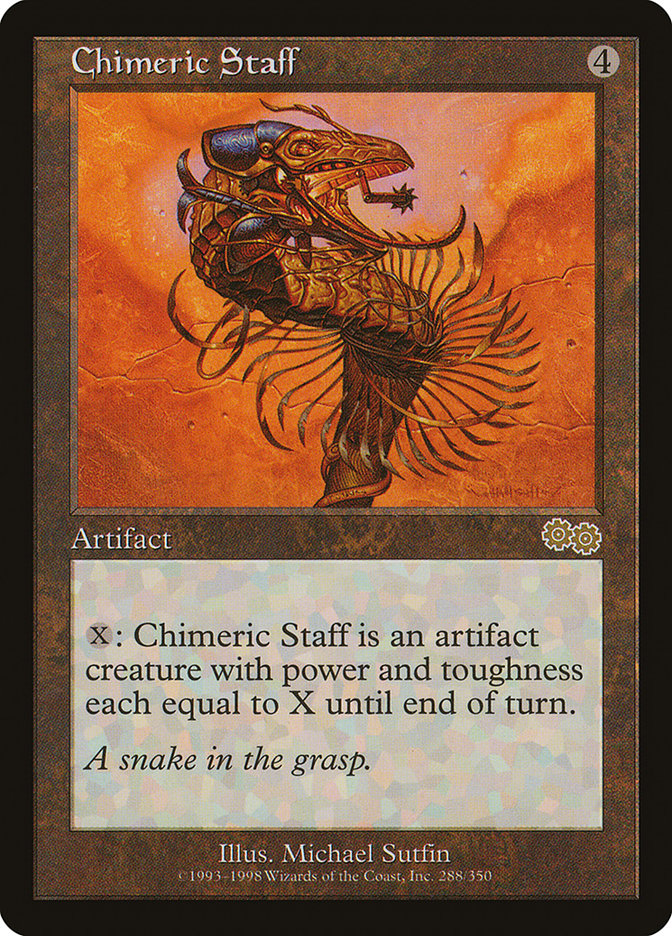 Chimeric Staff [Urza's Saga] | A1Comics