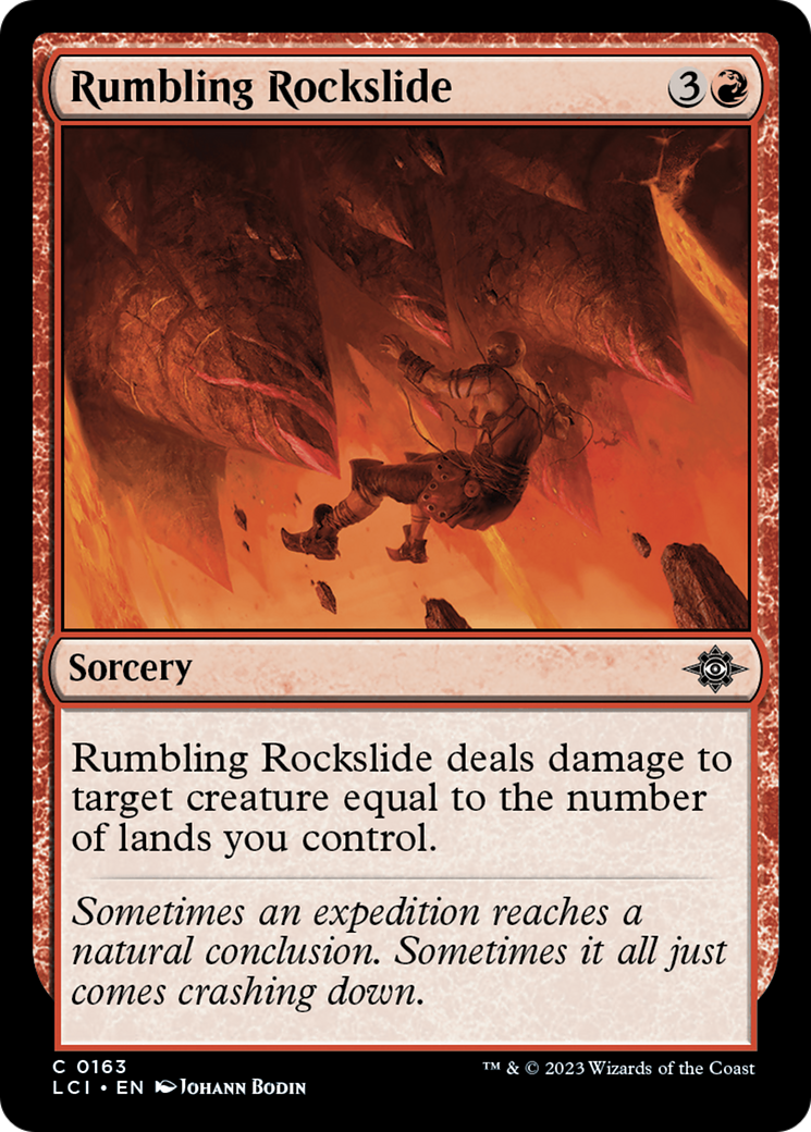 Rumbling Rockslide [The Lost Caverns of Ixalan] | A1Comics