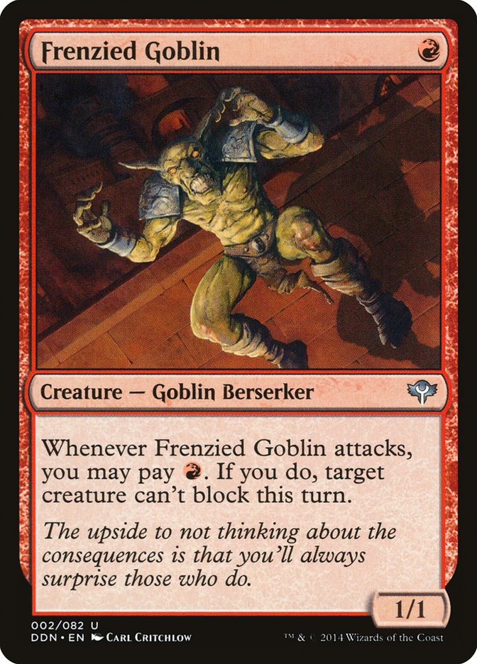 Frenzied Goblin [Duel Decks: Speed vs. Cunning] | A1Comics