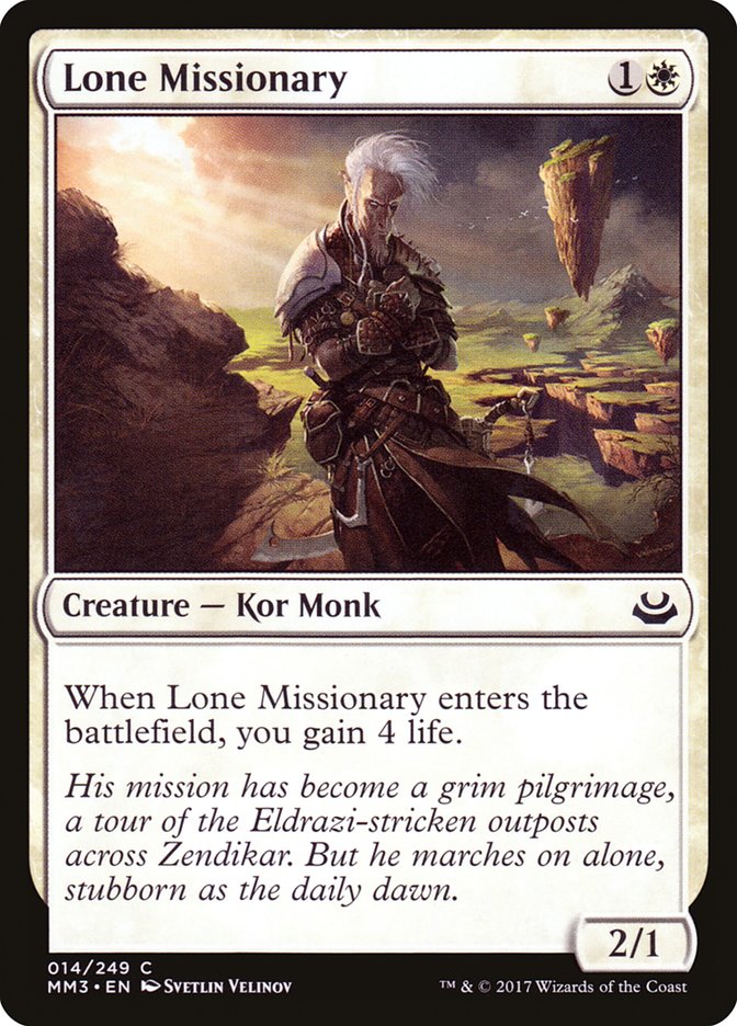 Lone Missionary [Modern Masters 2017] | A1Comics