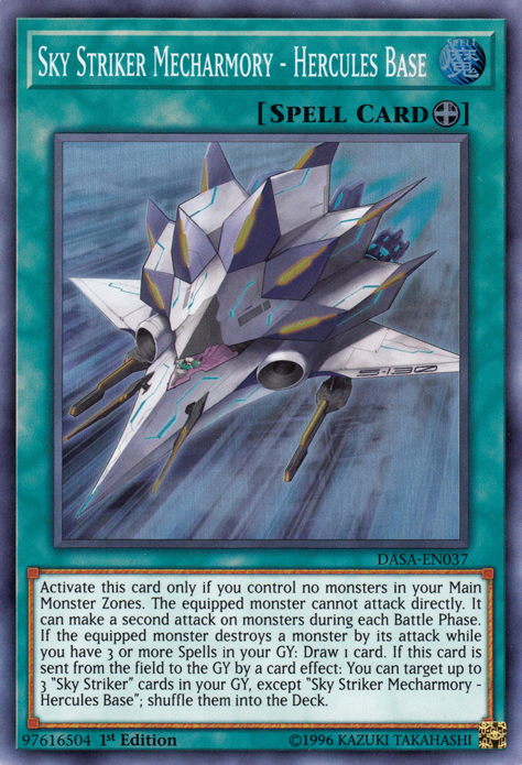 Sky Striker Mecharmory - Hercules Base [DASA-EN037] Super Rare | A1Comics