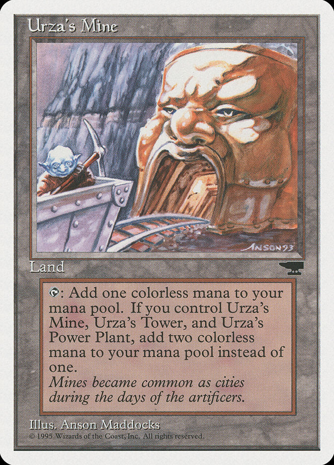 Urza's Mine (Mine Cart Entering Mouth) [Chronicles] | A1Comics