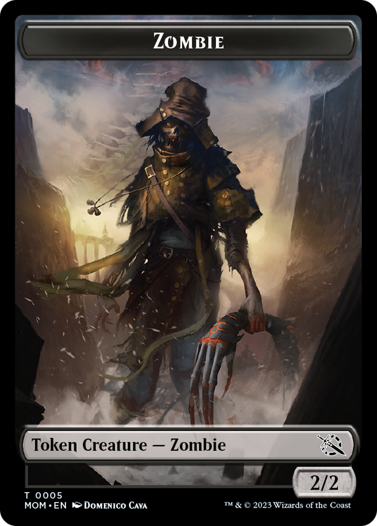 Zombie Token [March of the Machine Tokens] | A1Comics