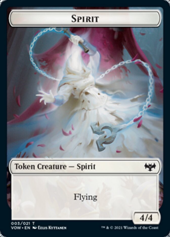 Spirit Token (003) [Innistrad: Crimson Vow Tokens] | A1Comics