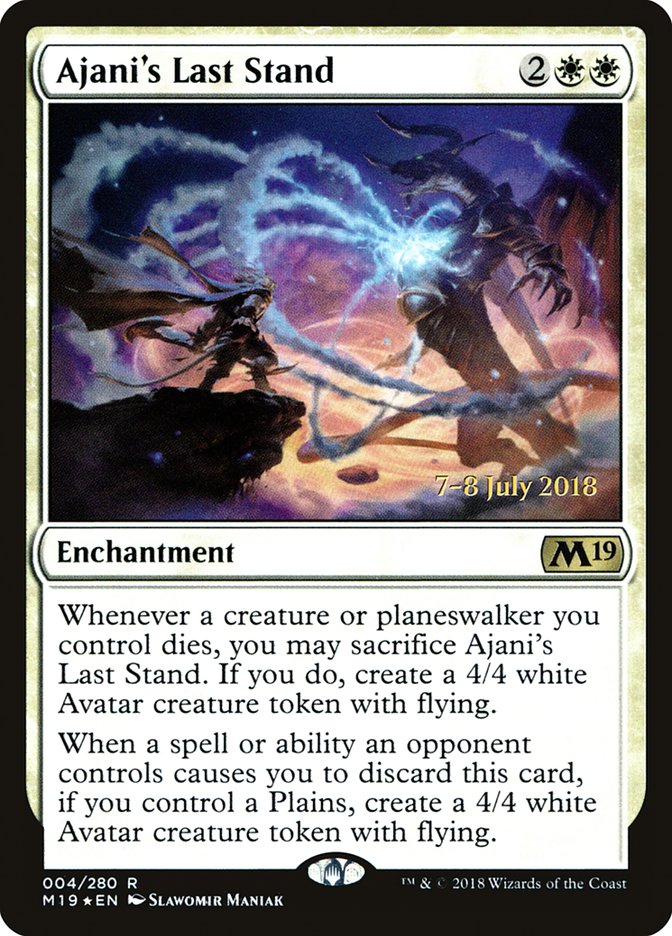 Ajani's Last Stand [Core Set 2019 Prerelease Promos] | A1Comics