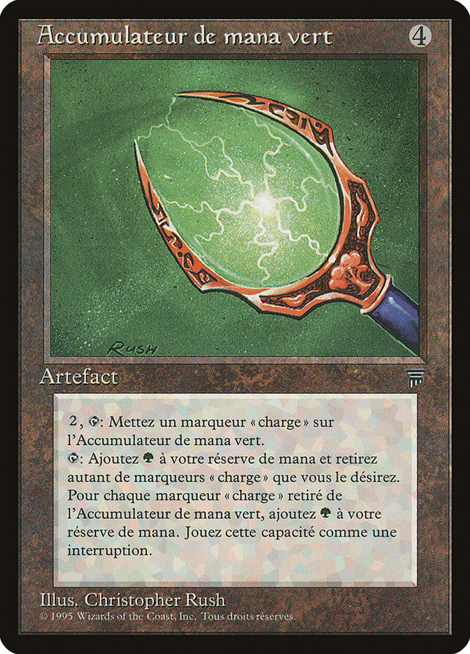 Green Mana Battery (French) - "Accumulateur de mana vert" [Renaissance] | A1Comics