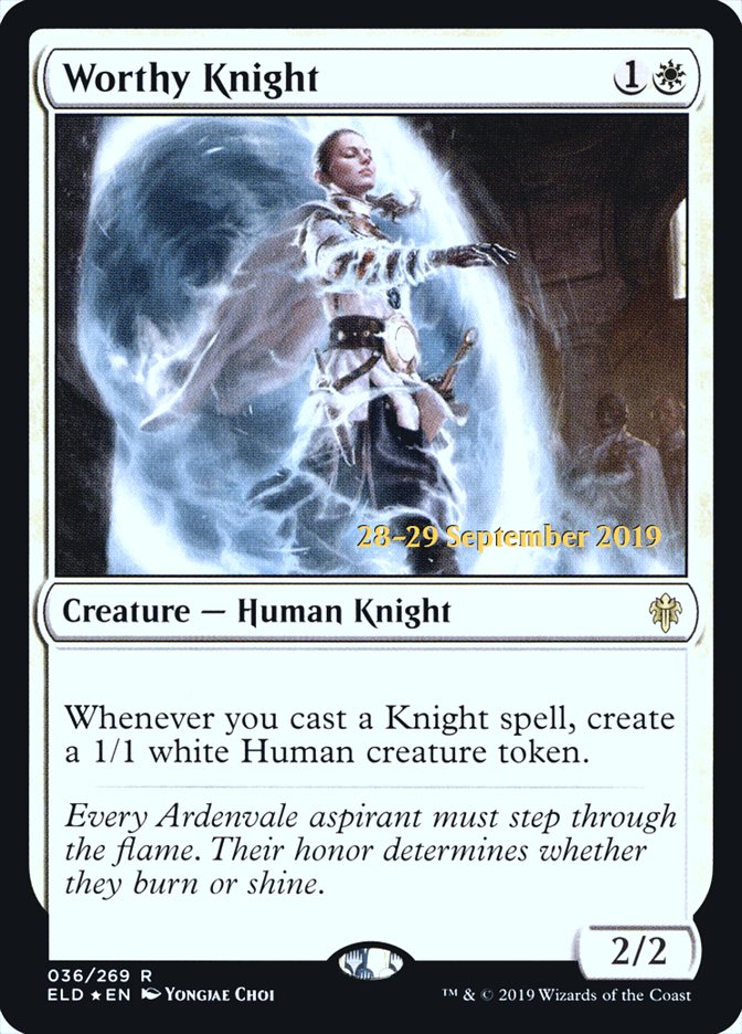 Worthy Knight [Throne of Eldraine Prerelease Promos] | A1Comics