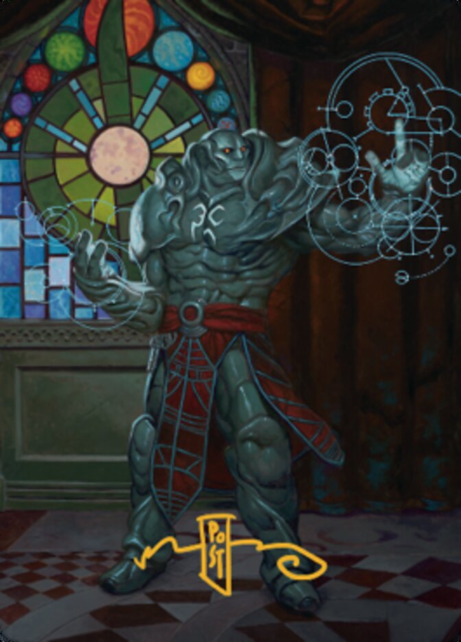 Karn, Living Legacy Art Card 2 (Gold-Stamped Signature) [Dominaria United Art Series] | A1Comics