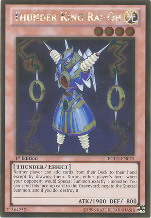 Thunder King Rai-Oh [PGLD-EN075] Gold Rare | A1Comics