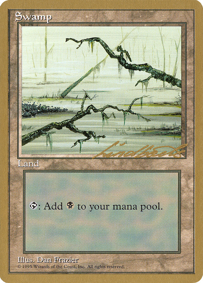 Swamp (ll371) (Leon Lindback) [Pro Tour Collector Set] | A1Comics