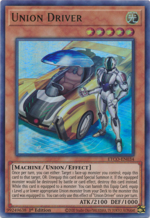 Union Driver [ETCO-EN034] Ultra Rare | A1Comics